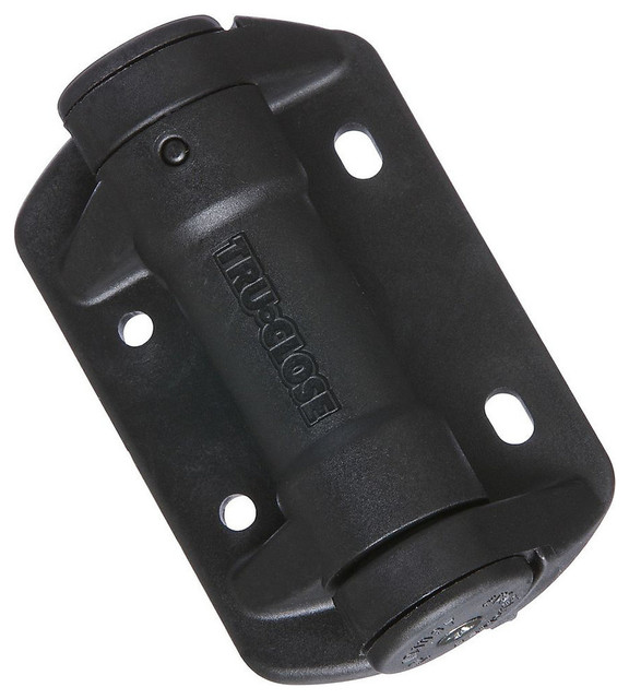 L Black Steel Ornamental Spring T Hinge 2 pk National Hardware 7 in