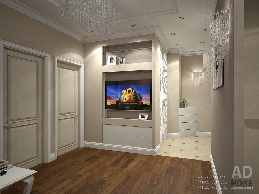 дизайн-проект двухкомнатной квартиры в ЖК Мос-Анджелес