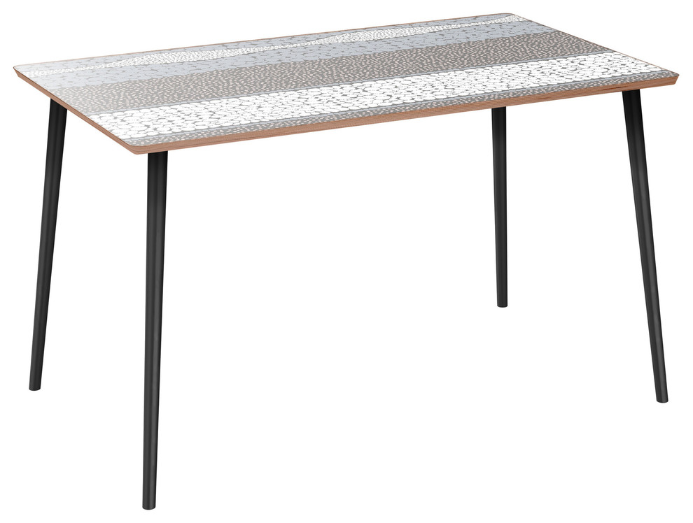 Brixton Flare Dining Table - Cloudy Trails