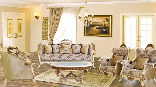 European Furniture Paris Luxury Sofa Set Victorian Living Room