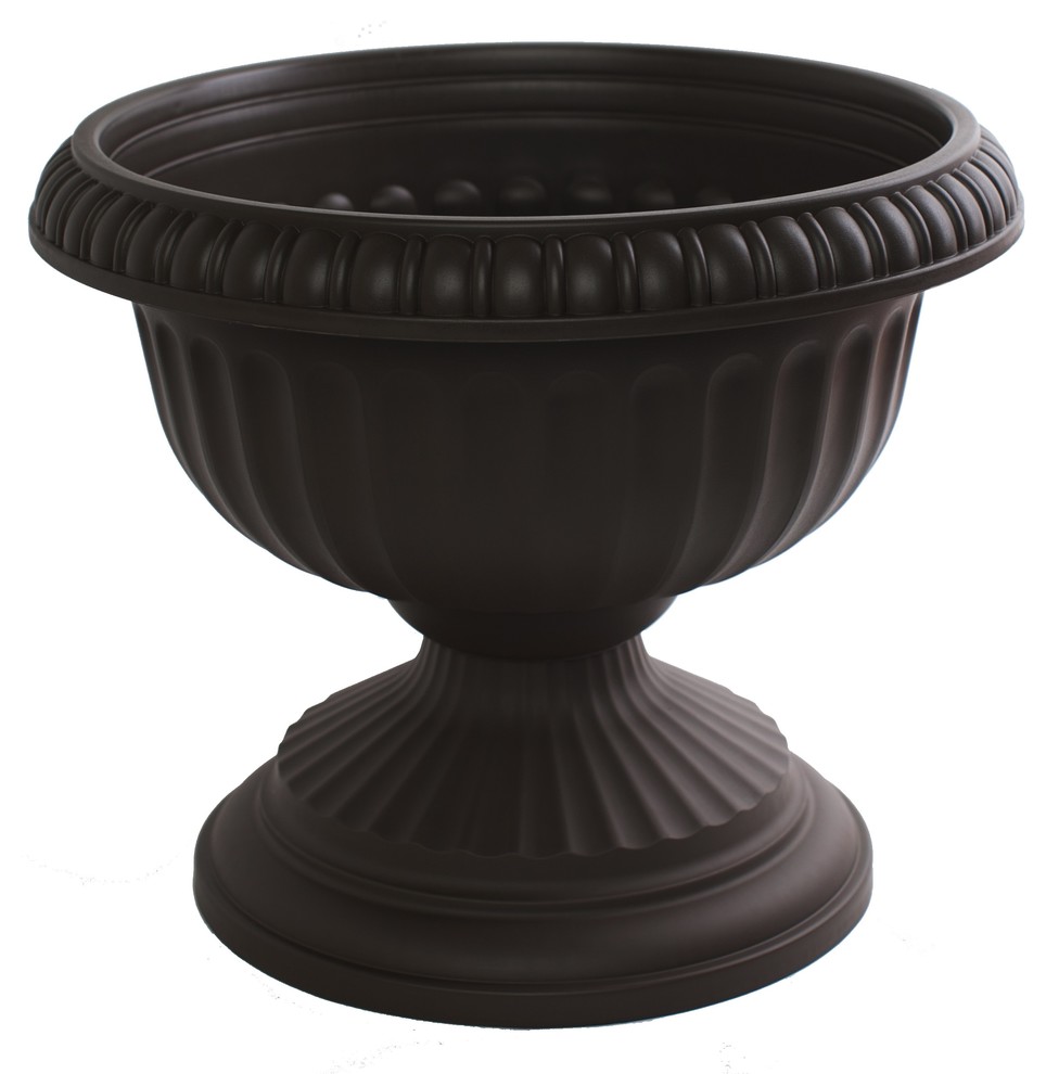 Grecian Urn Planter 12", Black