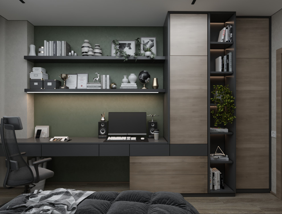 Оливковая квартира для студента