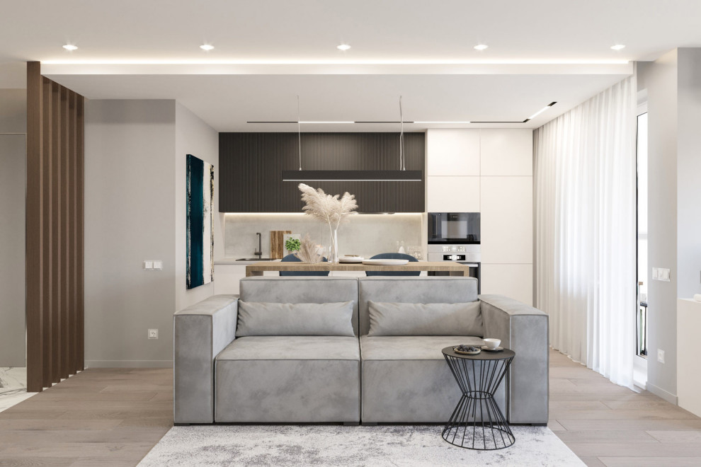 Проект двухкомнатной квартиры #urban_inspiration