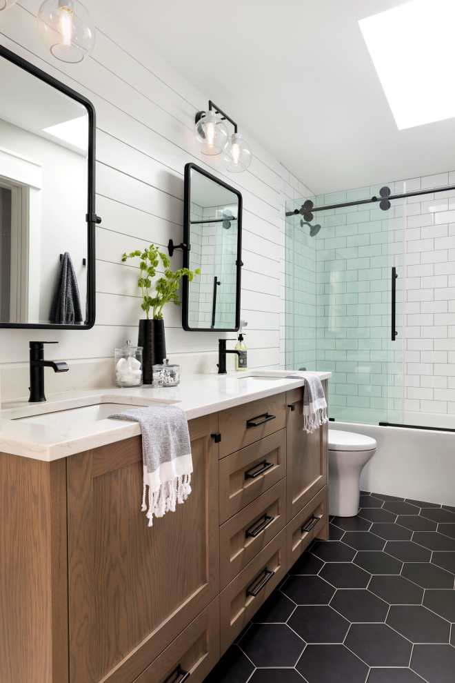 The Olympic Hills Home Transitional Bathroom Minneapolis by