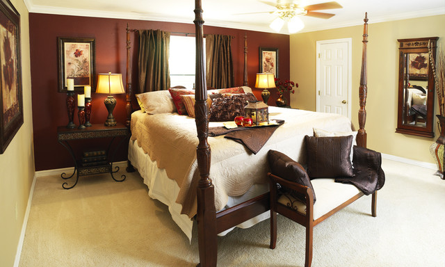 Hampton Master Bedroom eclectic-bedroom