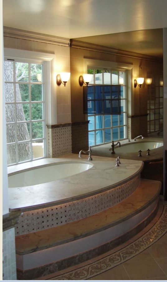 Inspiration for a mediterranean bathroom in Tampa.