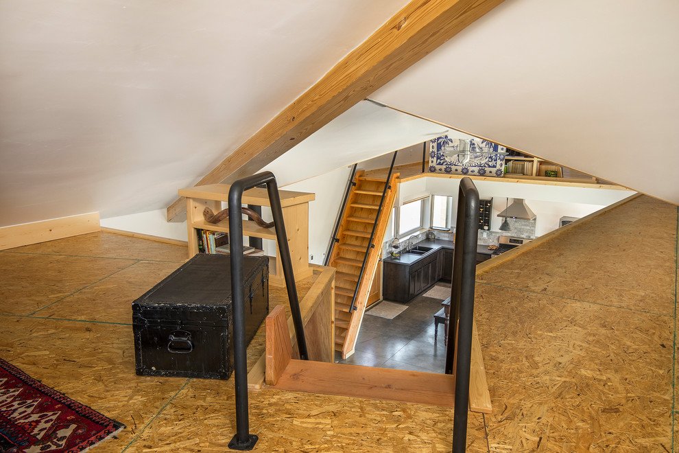 Inspiration for a rustic home design remodel in Phoenix