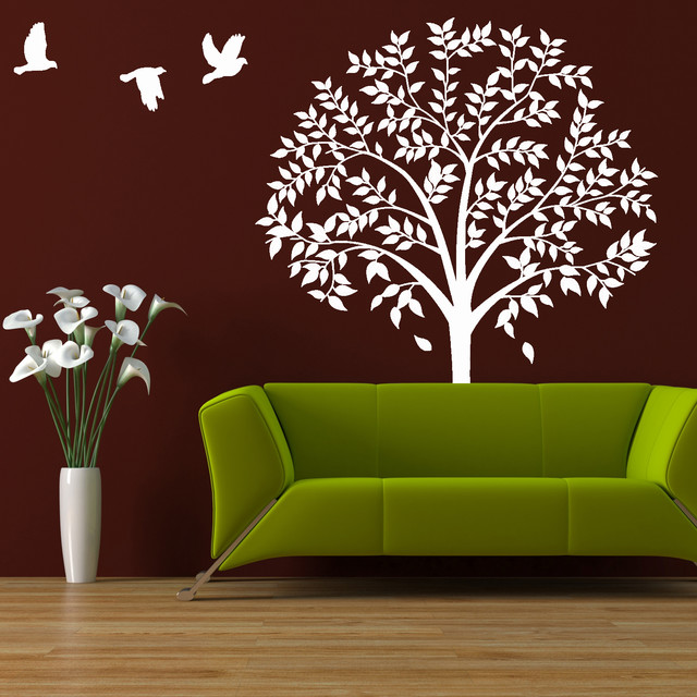Wall Tree Decal Large Forest Nature Decor Bedroom Children S Room Contemporary Other By Jwhe - Tree Wall Design For Home Wall Tree Decal Large Forest Nature Decor Bedroom Children S Room Contemporary Other By Jwhe - Tree Wall Design For Home