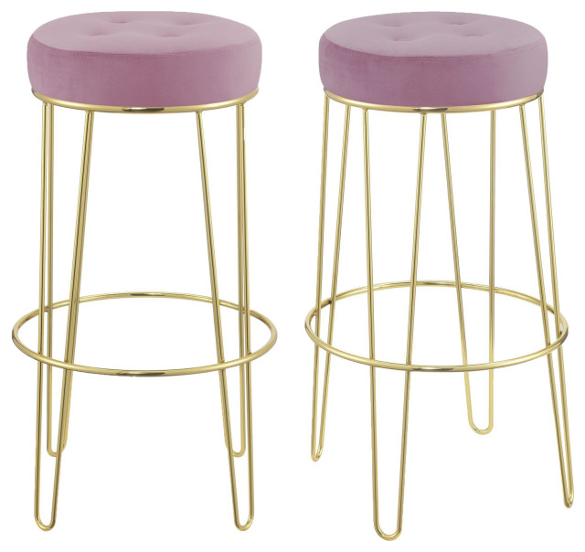 Velvet Bar Stool Set Midcentury Bar Stools And Counter Stools by