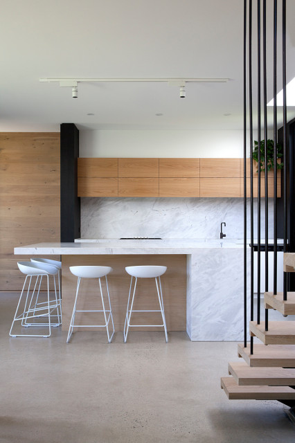 Port Melbourne moderno-cocina