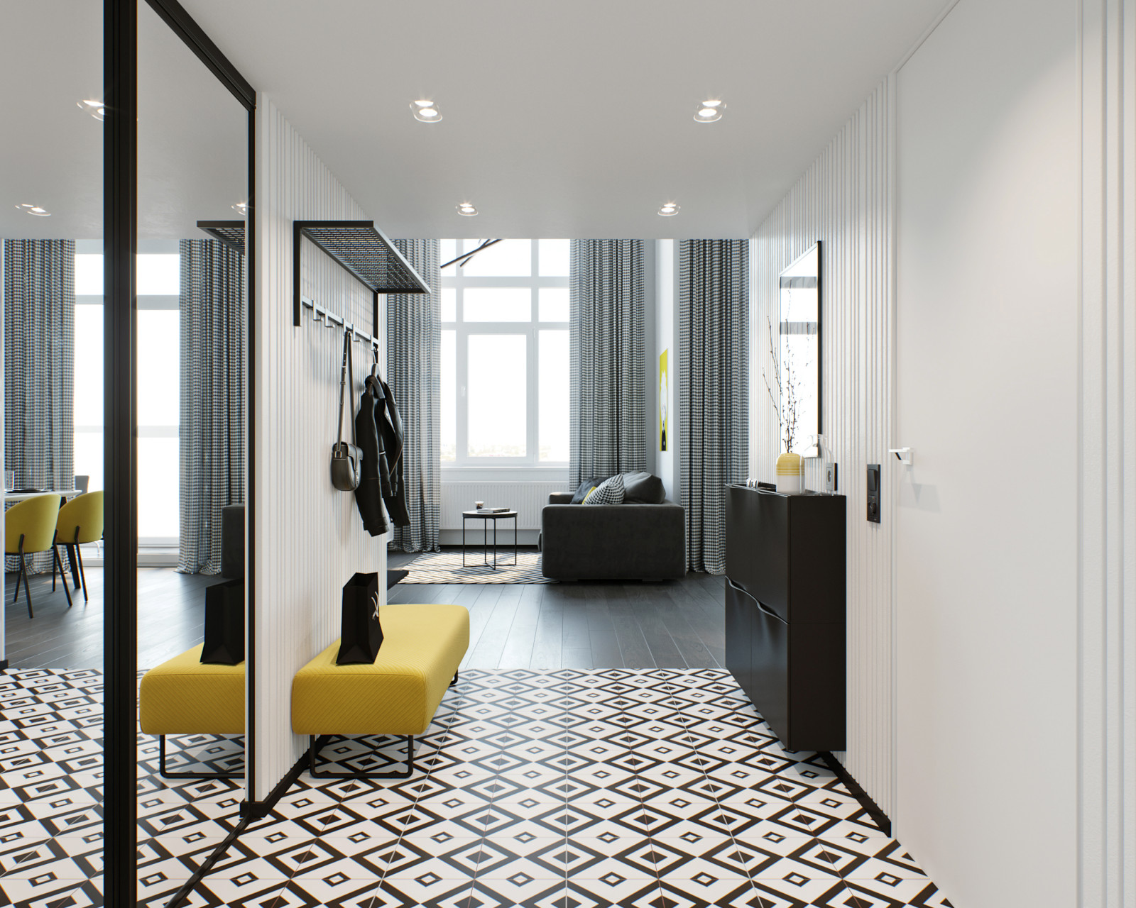 Антресольный этаж в квартире-студии