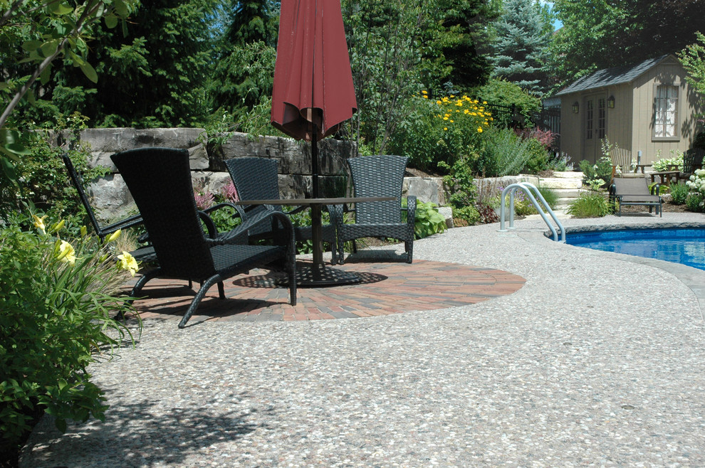 Example of a transitional pool design in Toronto