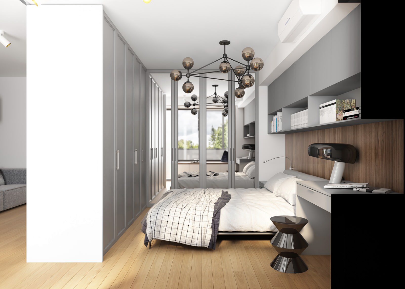 Дизайн-проект четырехкомнатной квартиры с перепланировкой