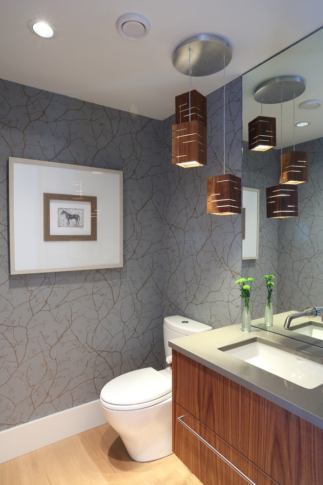 Canterbury Cres. - Modern Family - Contemporary - Powder Room ...
