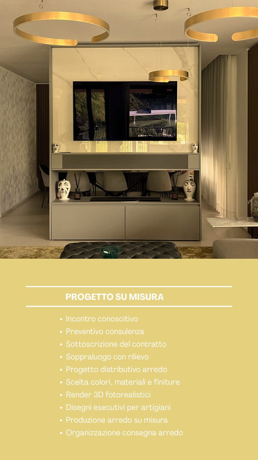 progetto arredo su misura