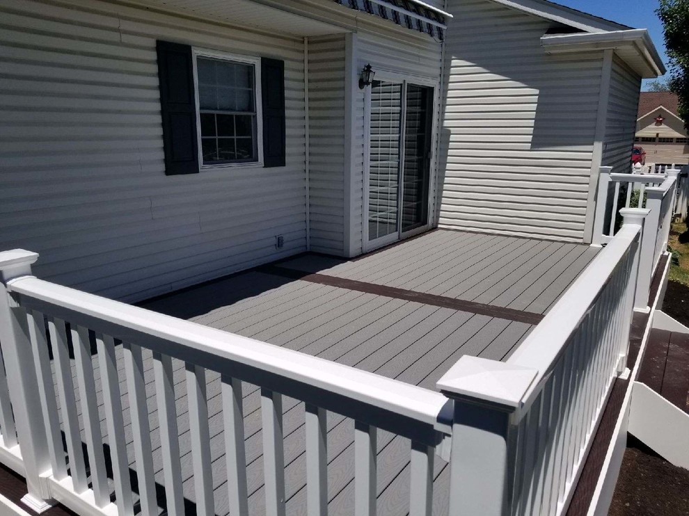 Deck Replacement - from Wood to Composite Picture Frame design