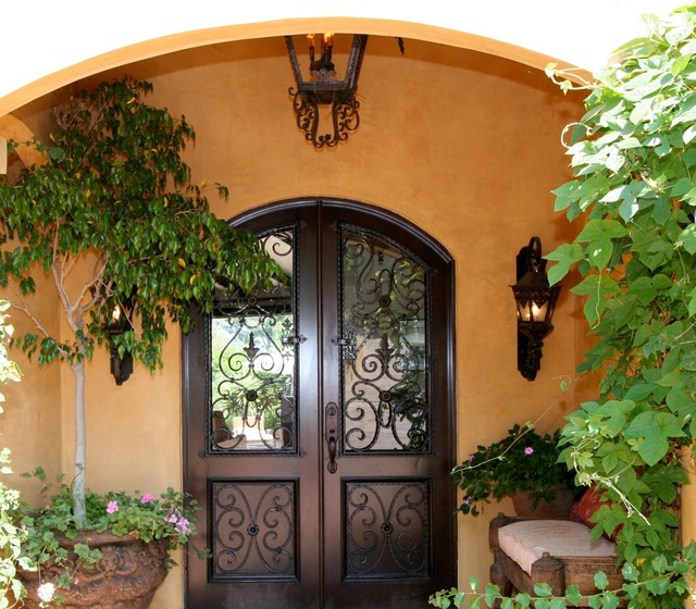 Old World Tuscan Mediterranean Entry Los Angeles By