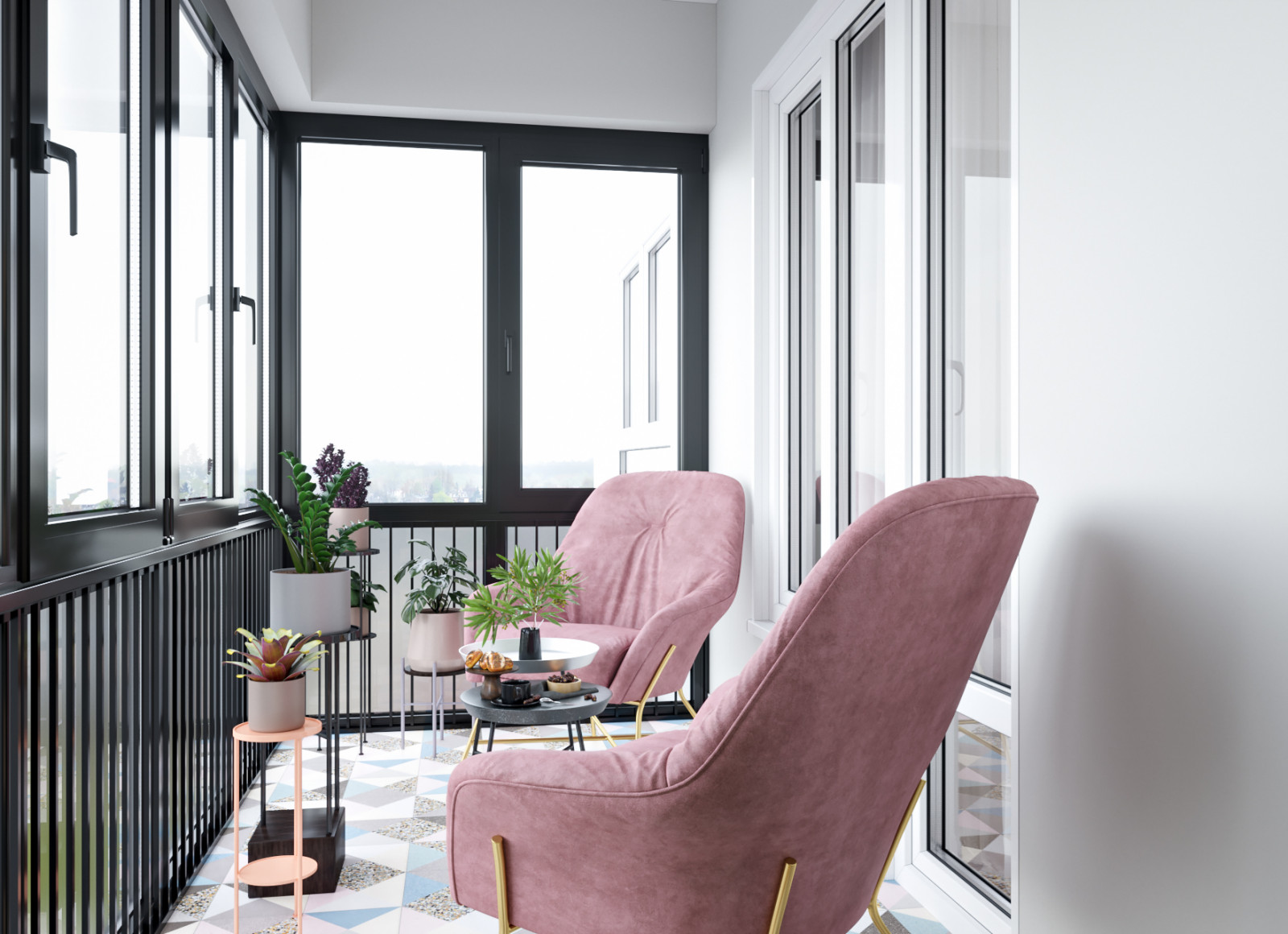 Ягодно-кобальтовый смузи