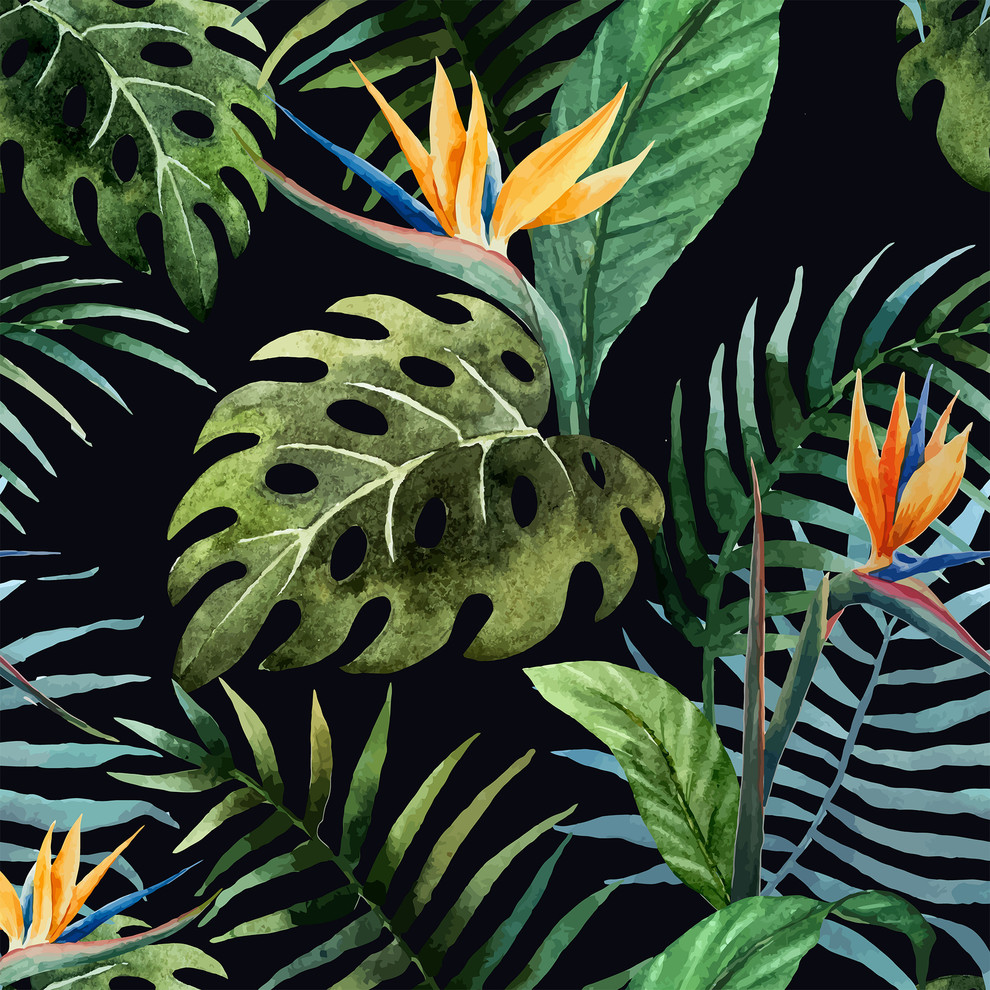 Tropical Foliage Outdoor Art Tropical Outdoor Wall Art by WEST OF
