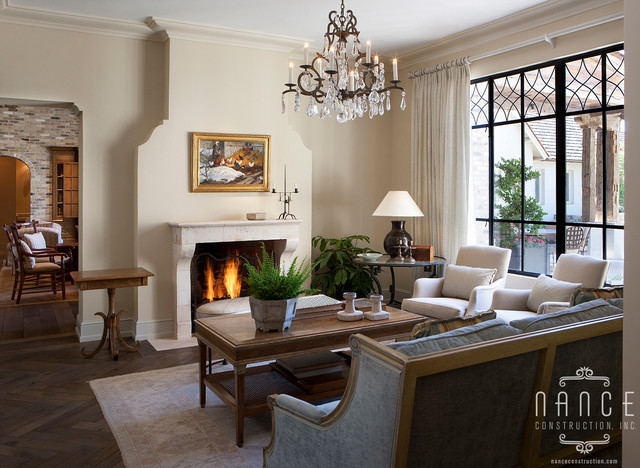 Living Area with Fireplace 