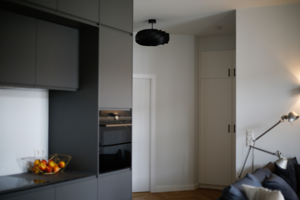 Komplette Neugestaltung: Offene Küche mit Wohn- & Essbereich