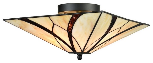 tiffany ceiling light flush mount