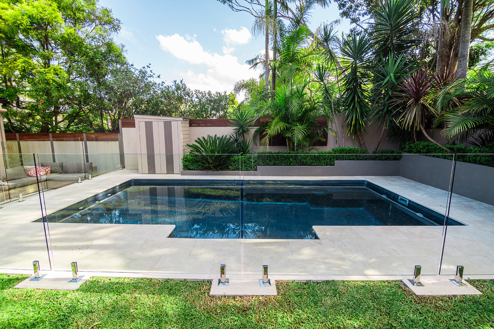 This is an example of a tropical pool in Sydney.
