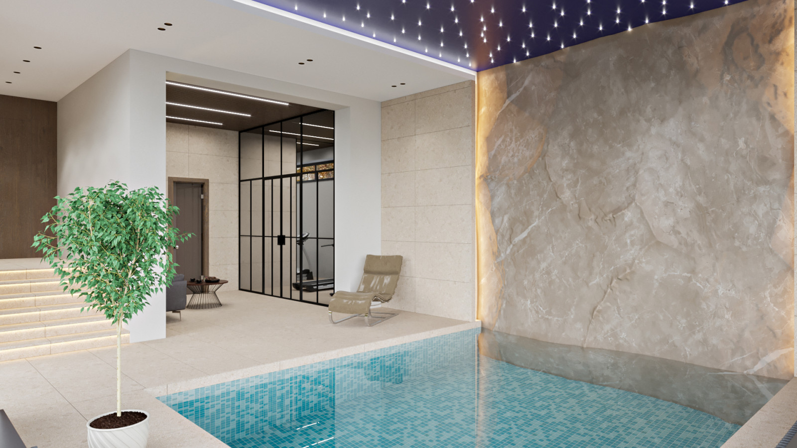 Дизайн интерьера индивидуального жилого дома. КП "Павлово"