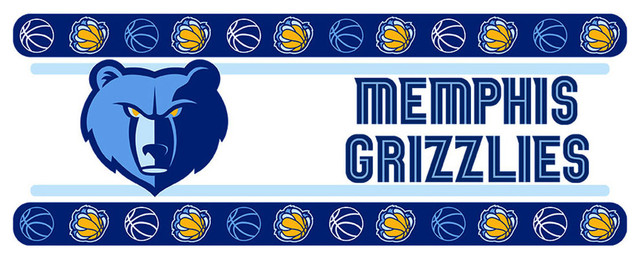Memphis Grizzlies Logo Wall Decal NBA Basketball Decor Sport Mural Vinyl Sticker