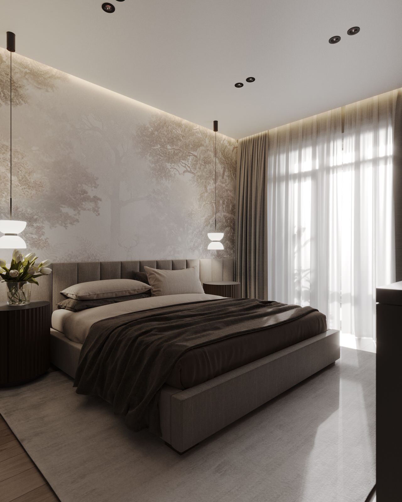 Двухкомнатная квартира с современным дизайном