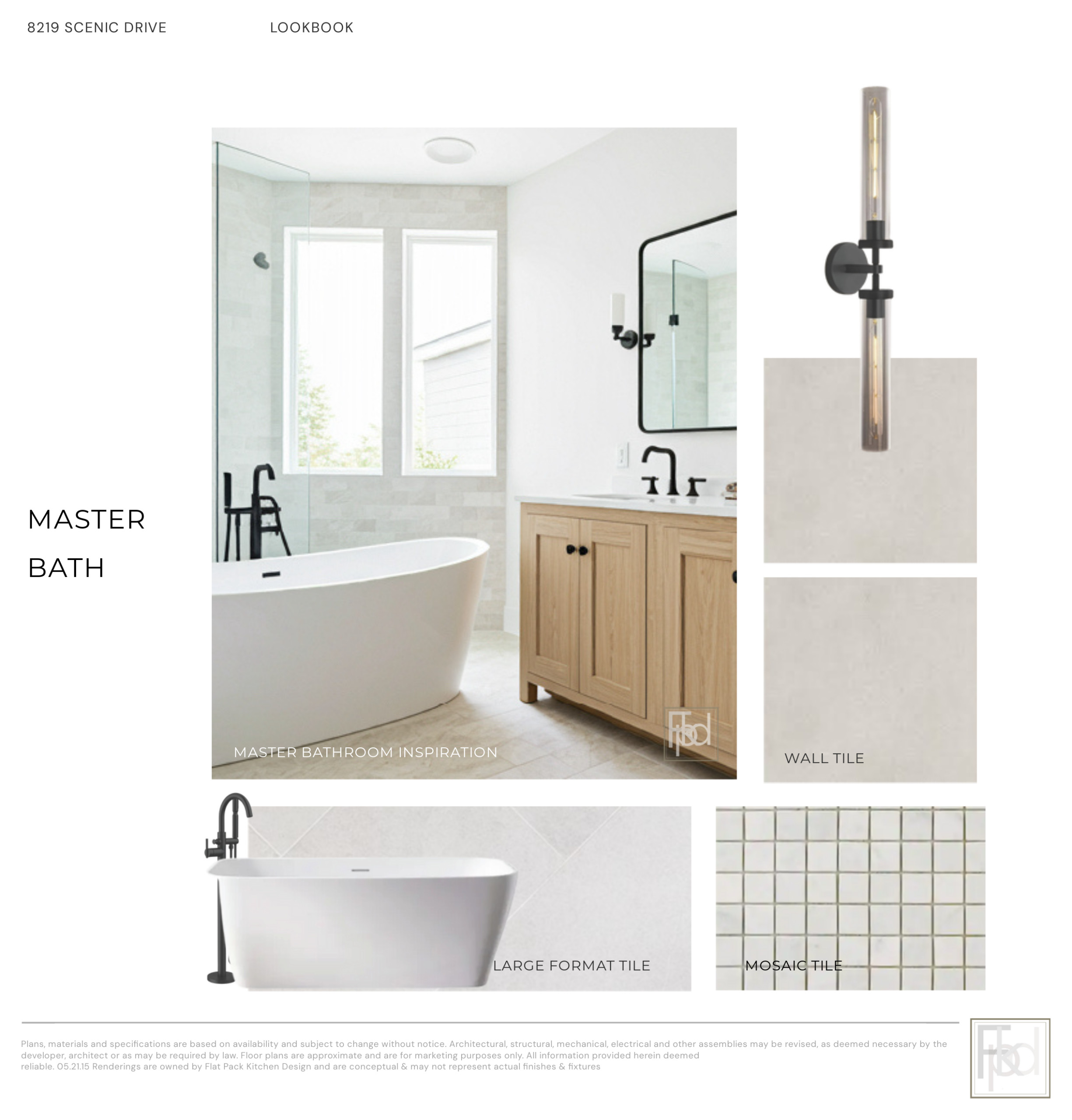 Look Book | Rendering | Master Bathroom