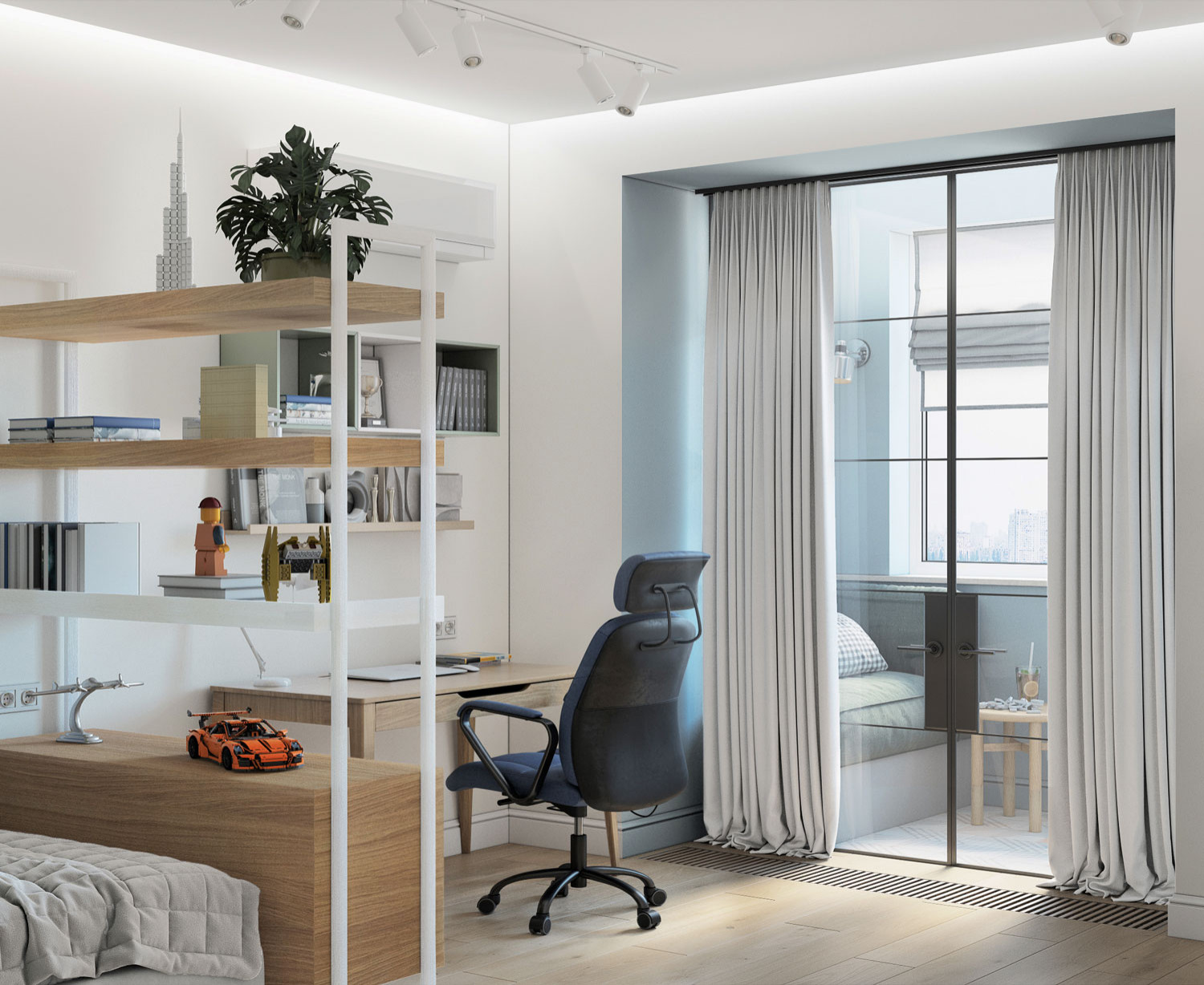 Дизайн интерьера четырехкомнатной квартиры в г. Москва