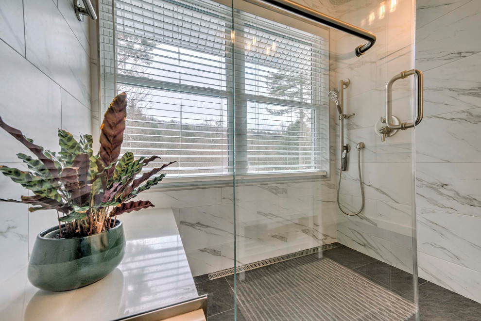White Bathroom Remodel