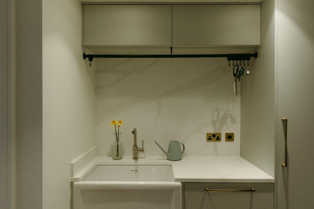 London Terraced House Extension and Reconfiguration | London contemporary-utility-room