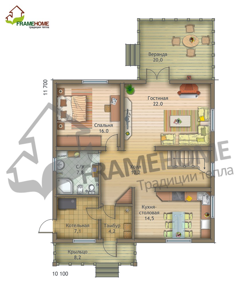 Framehome  i1. Швеция.