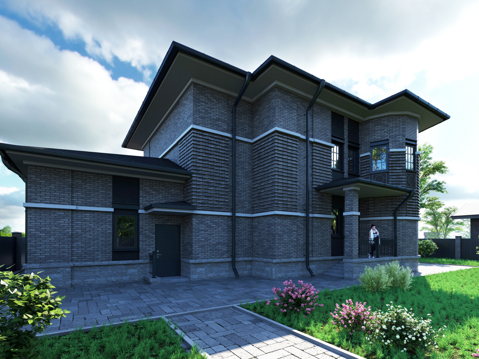 Частный жилой дом. Архитектура/Благоустройство