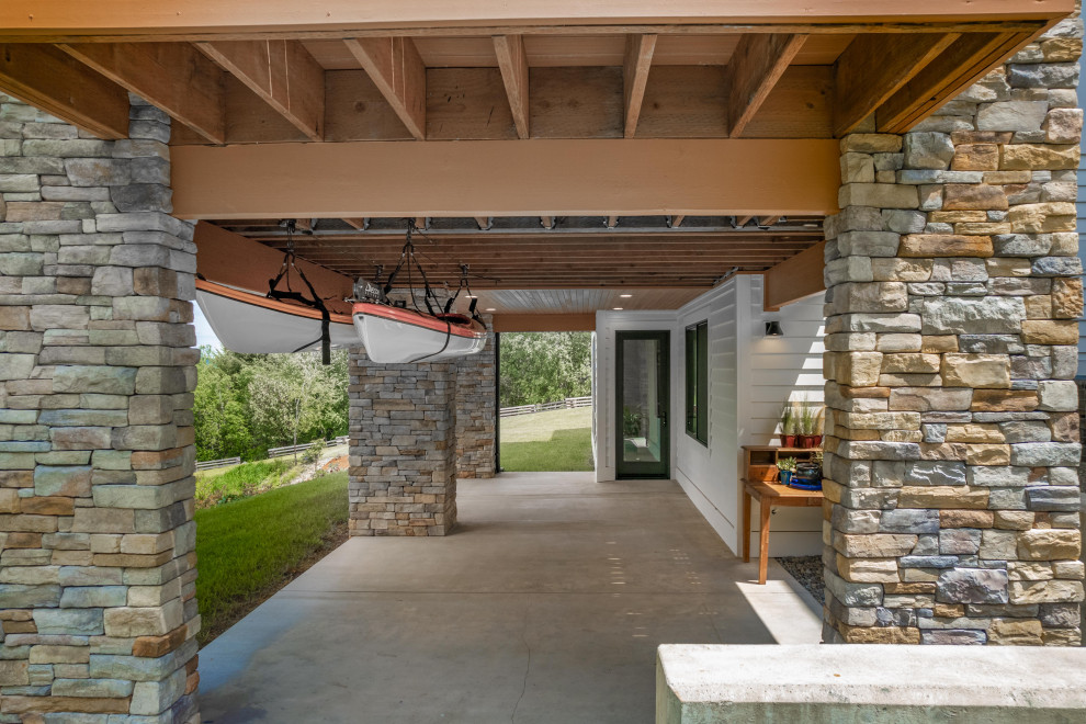 Modern Seabeck custom home Modern Exterior Seattle by Ritzman