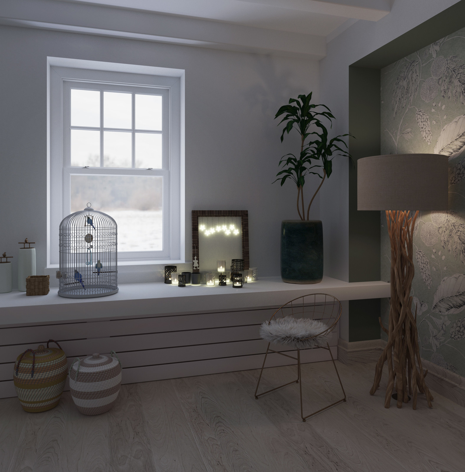 уголок гостиной