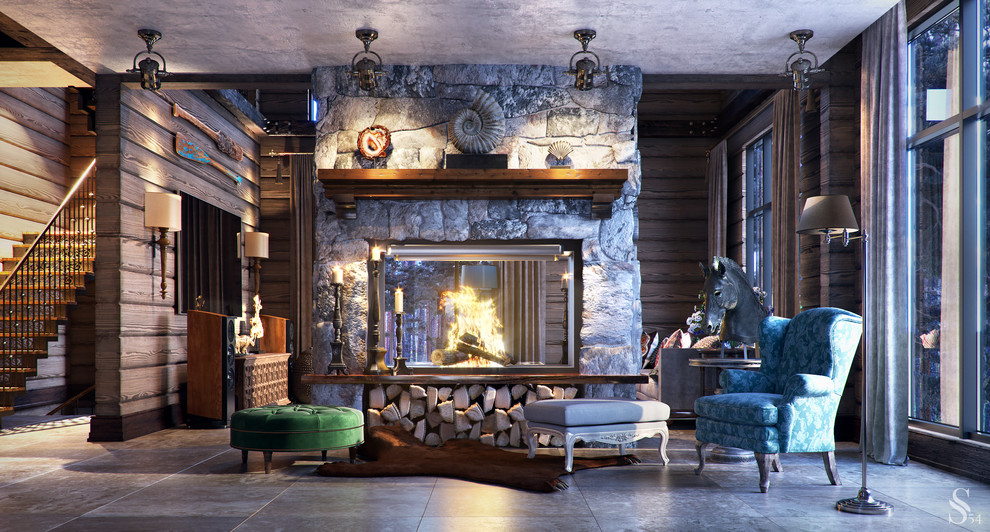 Деревянный дом на Медном озере