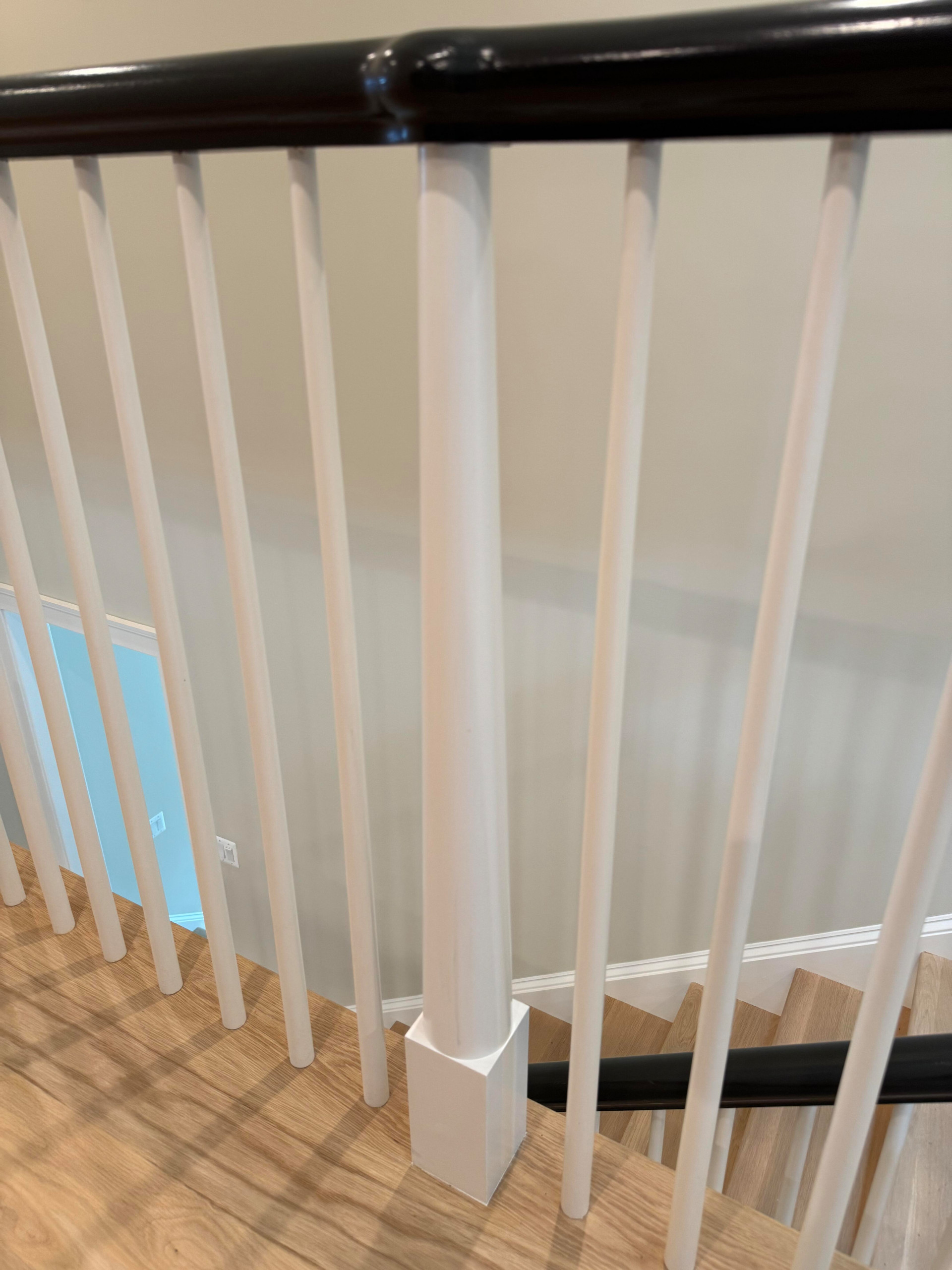 138_Elegant Double Bullnose Entry Stair, Bethesda, MD 20814