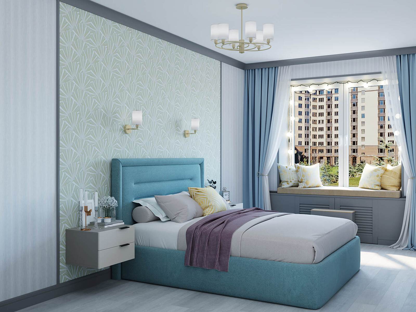 Дизайн двухкомнатной квартиры в современном стиле