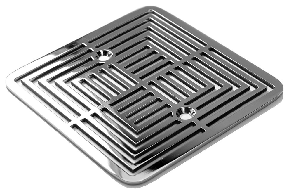 Kohler Shower Drain Cover Replacement, Geometric Illusions by Designer