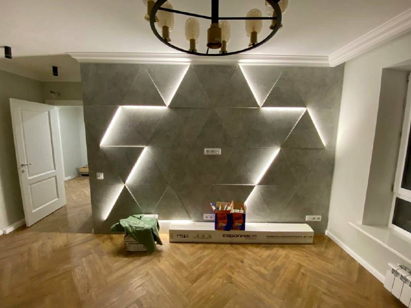 панели триангл с подсветкой