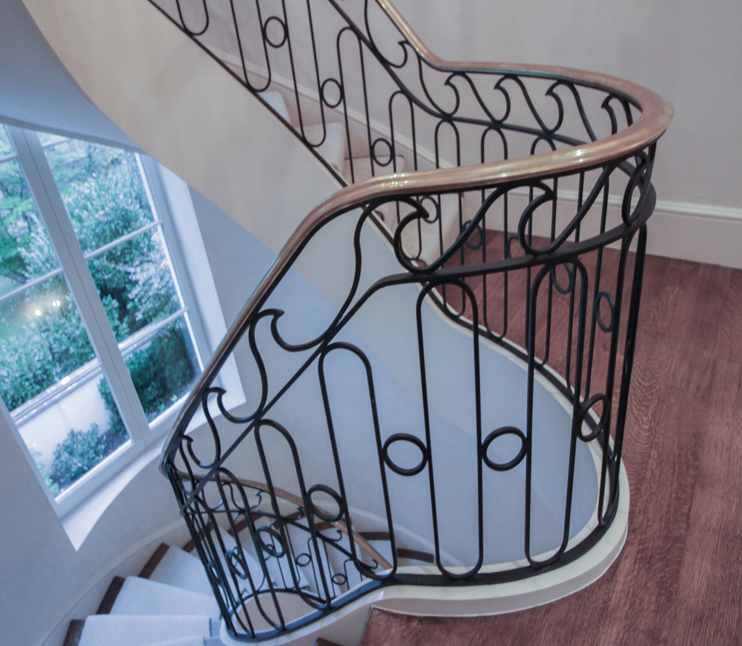 61_Sculptural/Elliptical Staircase in Washington, DC 20008