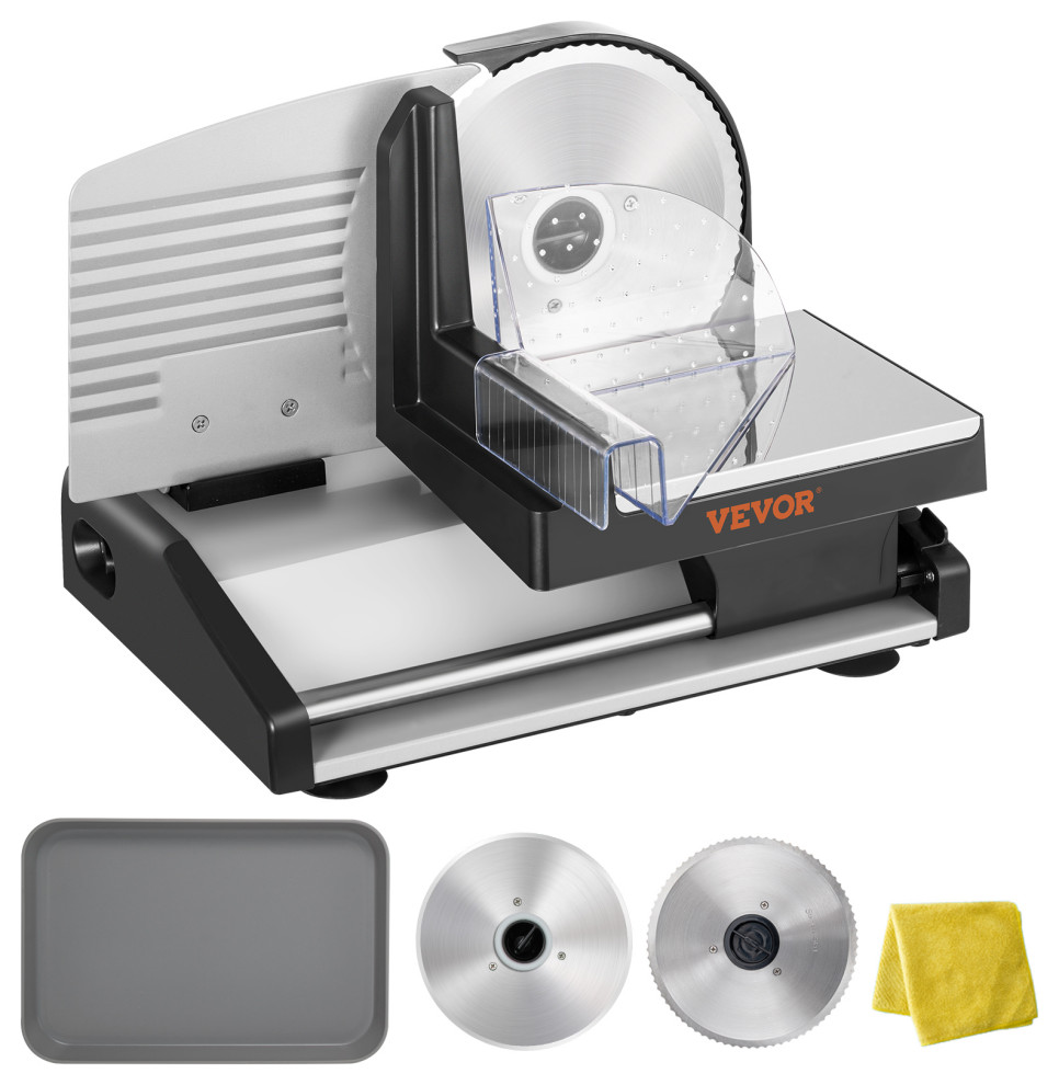 VEVOR 7.5" Commercial Meat Slicer 200W Electric Deli Slicer for Meat