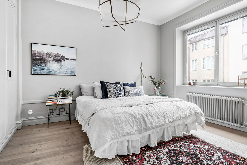 Photo of a scandinavian bedroom in Copenhagen.