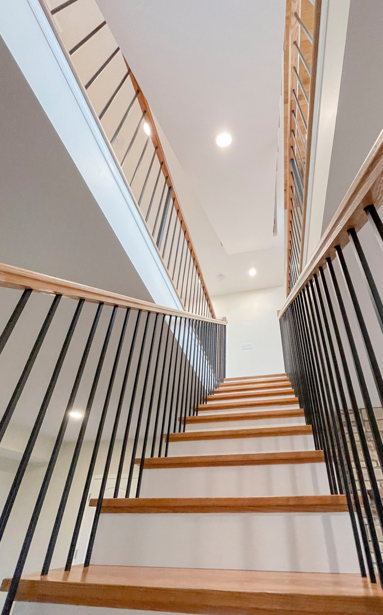 97_Airy Straight-Floating Staircase in Transitional-Mountain Home, Luray, VA 228