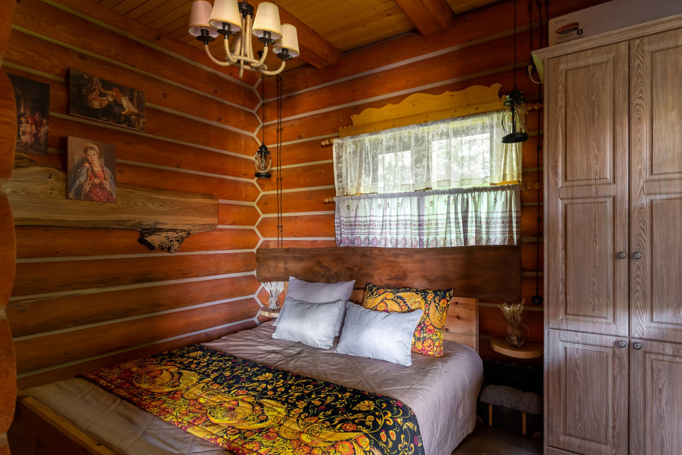 Дом из сруба. Русский исторический дизайн.