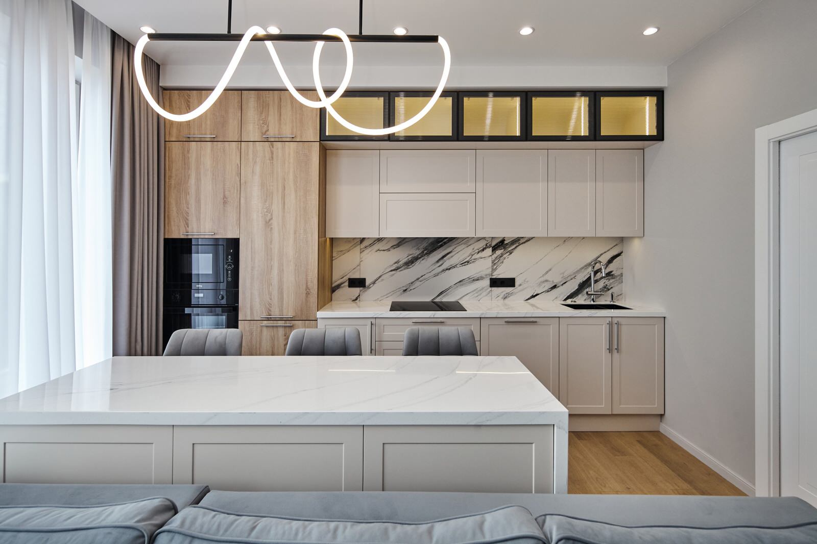 Ремонт кухни-гостиной