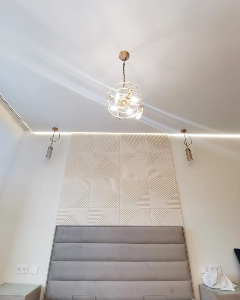 Теневые потолки и линейное освещение в ЖК Европейский берег